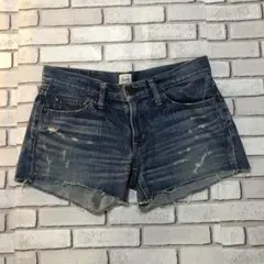 マウジー【Moussy】ダメージデニム ショート丈 26サイズ