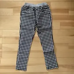 【新品】ストレッチパンツ ギンガムチェック柄