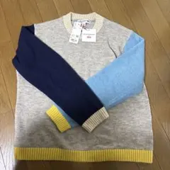 L ユニクロ INES DE LA FRESSANGE カラーブロックセーター