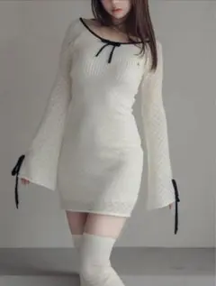 ANDMARY hoodie mini dressミニワンピース ANDMARY】Carrie mini dress