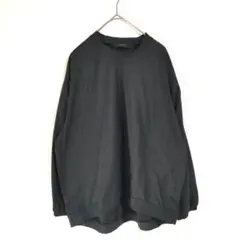 〈フローレント〉ナイロントップス　黒　日本製