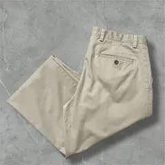 【W36】Dockers D3ツータックチノスラックス ベージュワイドストレート