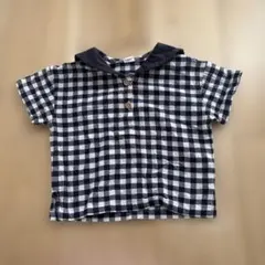 バースデイ Cottoli セーラーᎢシャツ 80cm ネイビー