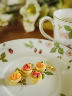 【選べる】パンケーキ チャーム フェイクスイーツ ミニチュアフード フルーツ