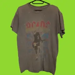 AC/DC バンドTシャツ グレー S/M
