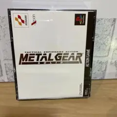 ps1 綺麗なメタルギアソリッド動作確認済みです。説明書帯チラシ☆シール付きです