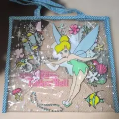 ビンテージ Disney Tinker Bell ビニールトートバッグ未使用のサムネイル