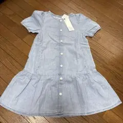 GU デニムティアードワンピース