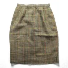 BURBERRY 90年代 日本製 ガンクラブチェック スカート M ベージュ