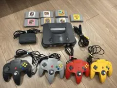NINTENDO64 本体とコントローラーセット　カセット付き