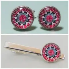 レッドホットチリペッパーズ　カフスボタン＆ネクタイピンセット　レッチリ116