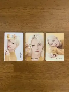 &honey with JEONGHAN ジョンハン トレカ　3枚セット