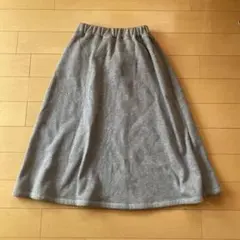 裏起毛 ロングスカート