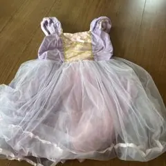 キッズ プリンセス風ドレス パープル