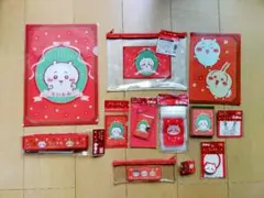 11点セット ちいかわ キャンドゥ セリア ファイル ポーチ メモ ヘアゴム