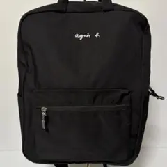 未使用タグ付きアニエスベー 2wayマザーズバッグ リュックブラック大