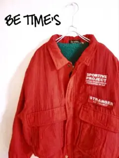 D221426 BE TIME'S ジップアップブルゾン