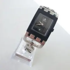 Swatch スウォッチ時計　レディース腕時計　四角形　シンプル