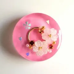 【ゆのみこ様専用】ブローチ レジン 桜 743