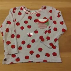 BABY CHEER リンゴ総柄 長袖 110