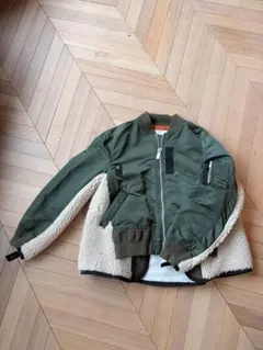 sacai ボンバージャケット 21-05745 カーキのサムネイル