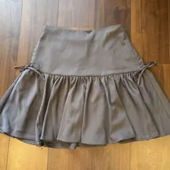RETRO GIRL フリルミニスカート グレー 韓国のサムネイル