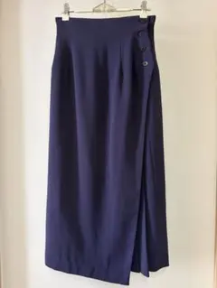 【美品】LAUTREAMONTロートレアモン♥︎ロングラップスカートサイドプリーツ