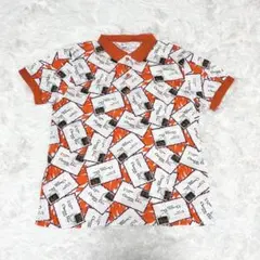 クリスチャン ディオール Dior総柄 手紙 レター柄 ポロシャツ M 半袖