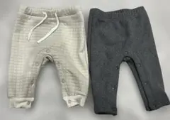 未使用　シーイン　ベビーパンツ2枚セット　股ホック　70