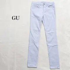 ジーユー ウルトラストレッチ ローライズスキニーパンツ カジュアル 洗える 無地