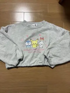 120 ポケモン ポケピース　トレーナー ピカチュウ ポッチャマ 長袖