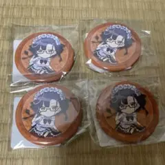 DMMスクラッチ 俺は星間国家の悪徳領主 缶バッジ　ニアス　4点　SD