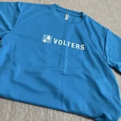 VOLTERS ロゴ Tシャツ LL 青