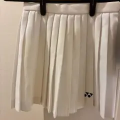 ヨネックス ホワイト プリーツスカート