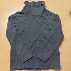 UNIQLO キッズ タートルネック 120cm グレー