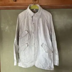 45rpm アイボリーベージュ デニムジャケット サイズ4 XL 10回位使用 45rpm アイボリーベージュ デニムジャケット サイズ4 XL 10回位使用