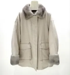 シルバーミンクXカシミヤ　コート