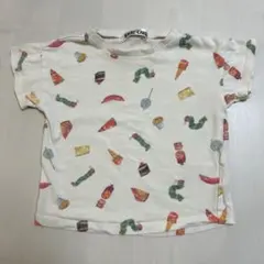 World of Eric Carle はらぺこあおむし 総柄 Tシャツのサムネイル