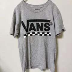 希少❣️バンズ 半袖 クルーネック チェッカー柄 Tシャツ M 灰色 綿 グレーのサムネイル