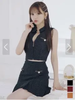 JEWELS キャバ　ドレス　ツイード