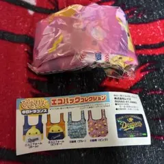 ぴよりん　エコバッグ　コレクション　中日ドラゴンズ　総柄　ピンク