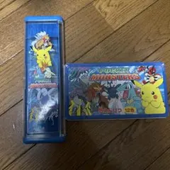 ポケモン　希少　筆箱　色鉛筆　新品鉛筆付き