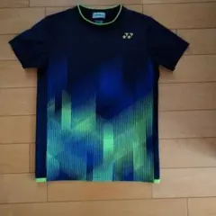 YONEX 吸汗速乾 Tシャツ ネイビー/グリーン