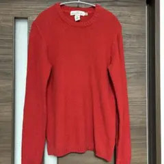 L.O.G.G. H & M クルーネック レッドニット