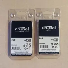 crucial 8GB DDR4-2666 SODIMM 2個セット