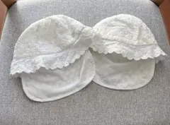 ホワイト ベビー帽子 2点セット　46センチ