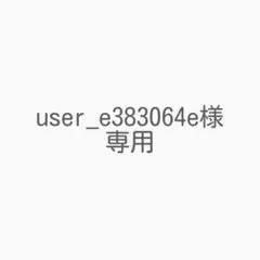 user_e383064e様専用