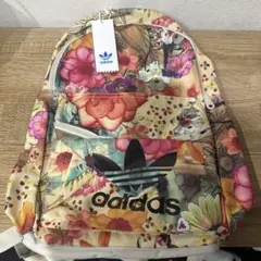 【未使用】アディダス　リュック　adidas 花柄　フラワー　バッグ