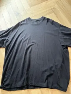 美品　25ss COMOLI コモリ　コットンメッシュ半袖Tシャツ　ブラック　3のサムネイル