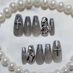 ネイルチップ 量産型ネイル 埋めつくし